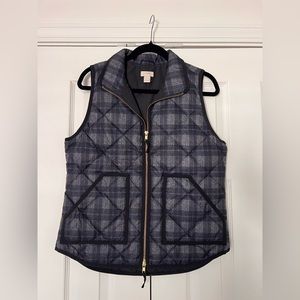 J. Crew Plaid Vest